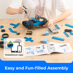 Durable sturdy metal parts of Makeblock mBot Ranger for long-term use