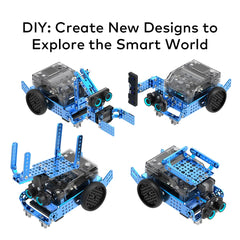 Makeblock mBot2 3in1 surveying robot for mapping tasks.