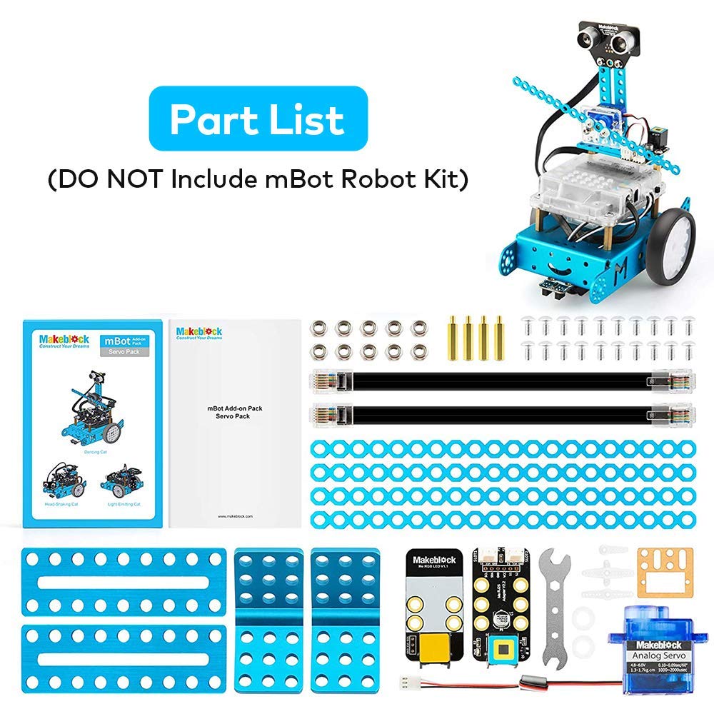 Makeblock Servo Pack is a safe, engaging gift for kids and enthusiasts.