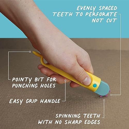 Small toolbox open for easy access to Makedo Discover pieces.