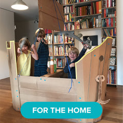 Makedo Explore classroom group-work setup for STEM/STEAM collaboration in learning spaces.