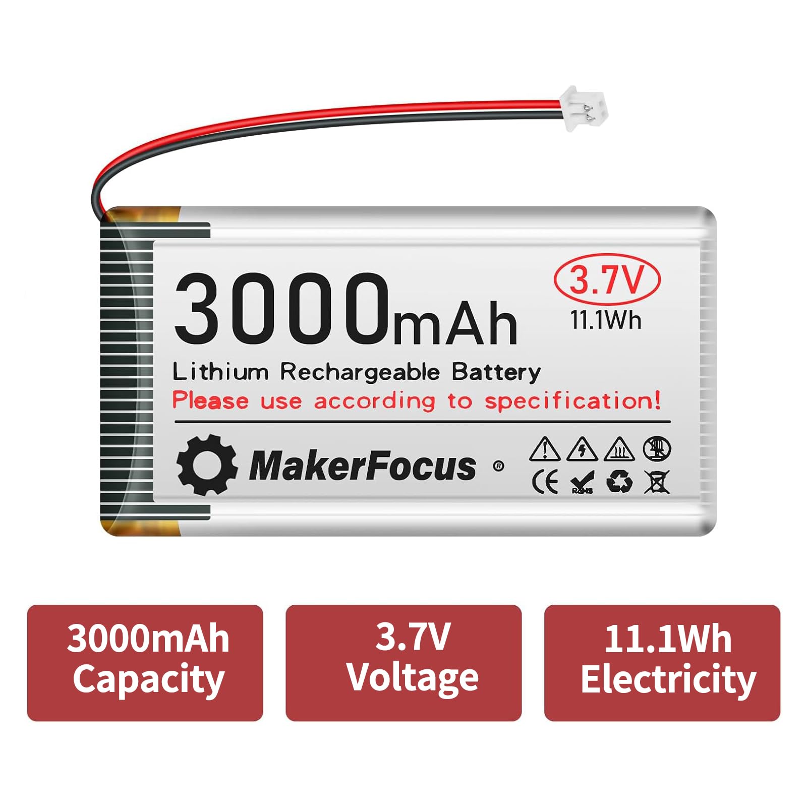 MakerFocus mesh node assembly using the LiPo pack for IoT deployment