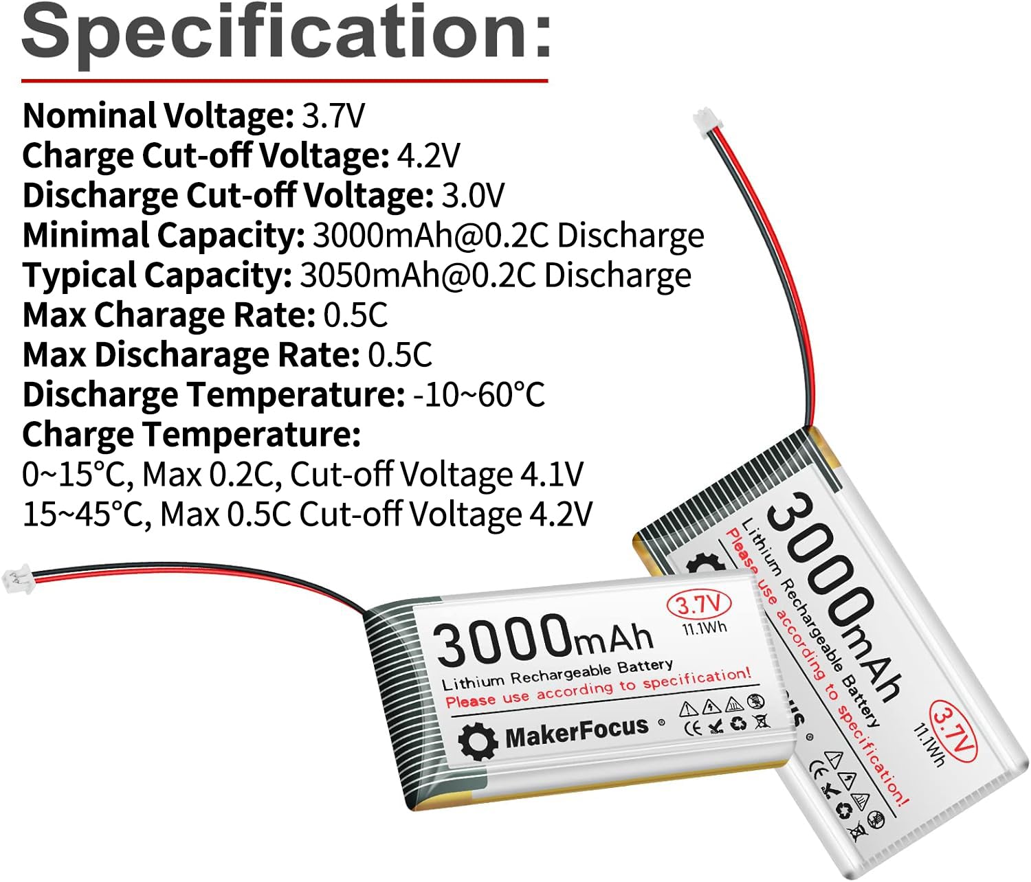MakerFocus protection board close-up highlights safety features for LiPo packs