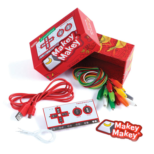 Makey Makey STEM Kit cover showcasing hands-on learning potential