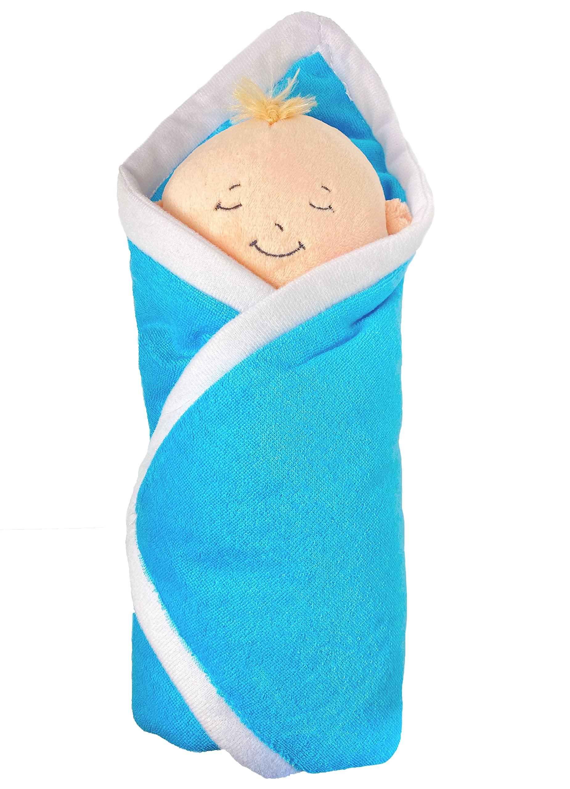 Making Believe Nativity Baby Jesus Doll front view, plush and gentle for pageants