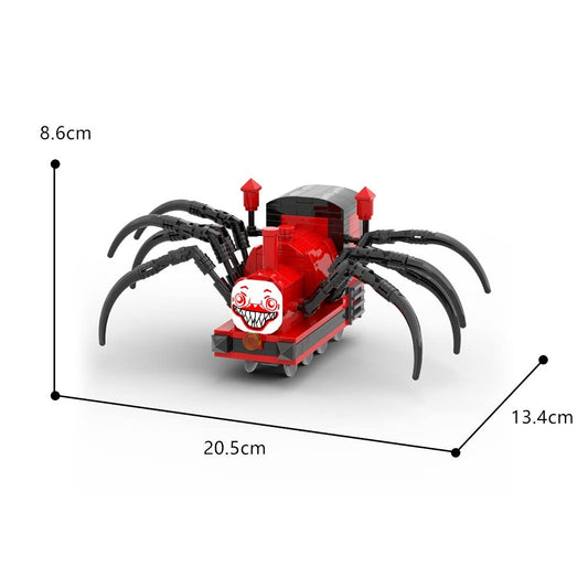 MAKIRO spider-train-monster figure with dramatic pose
