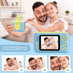Makolle Kids Camera includes a 32GB SD card for instant storage