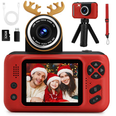 Makolle Kids Camera with 180-degree flip lens for easy selfies and clear photos.