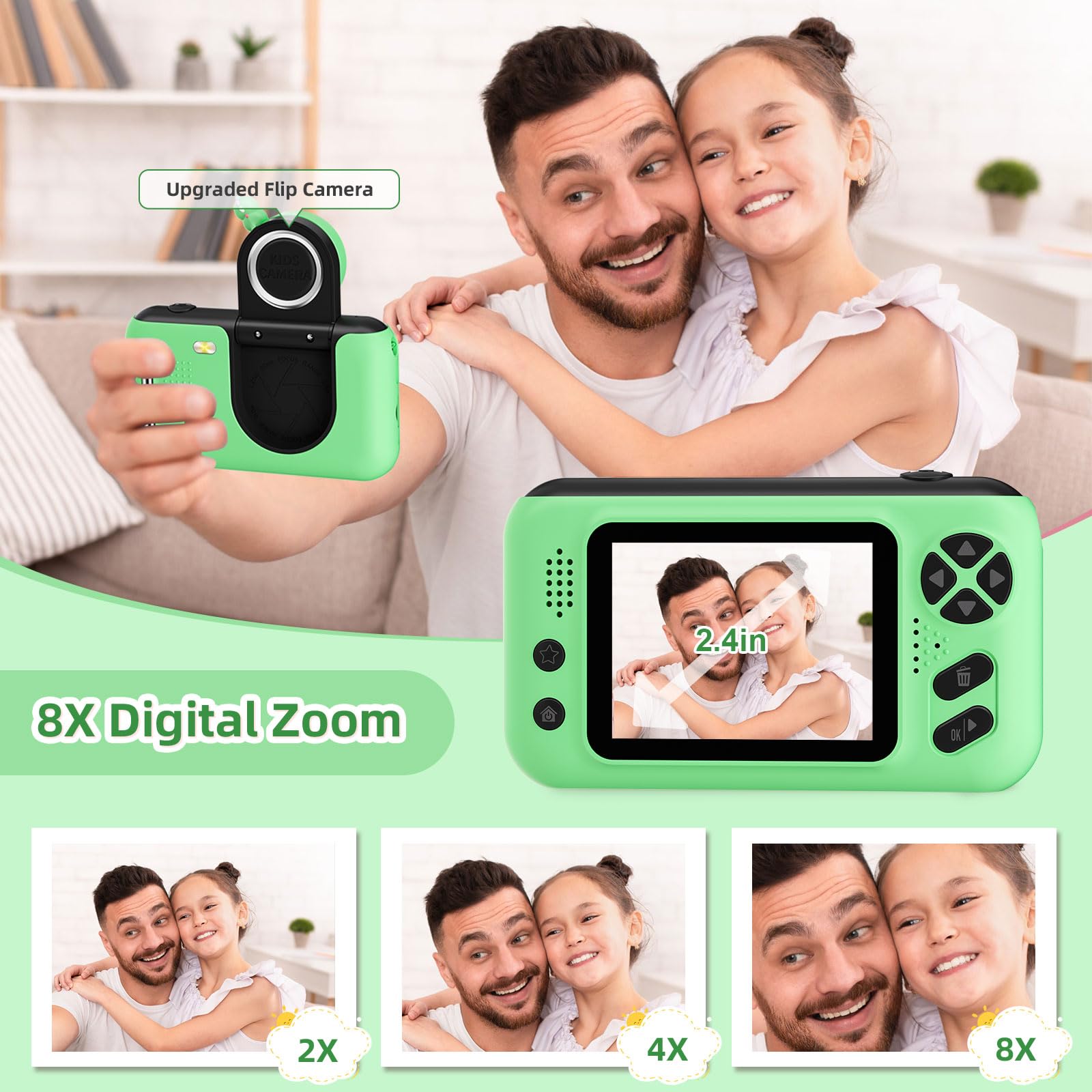 Makolle kit includes a 32GB SD card for storing countless photos.