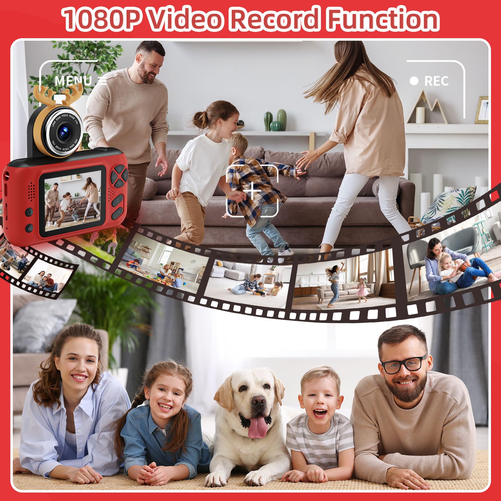 8x digital zoom helps kids capture distant details.
