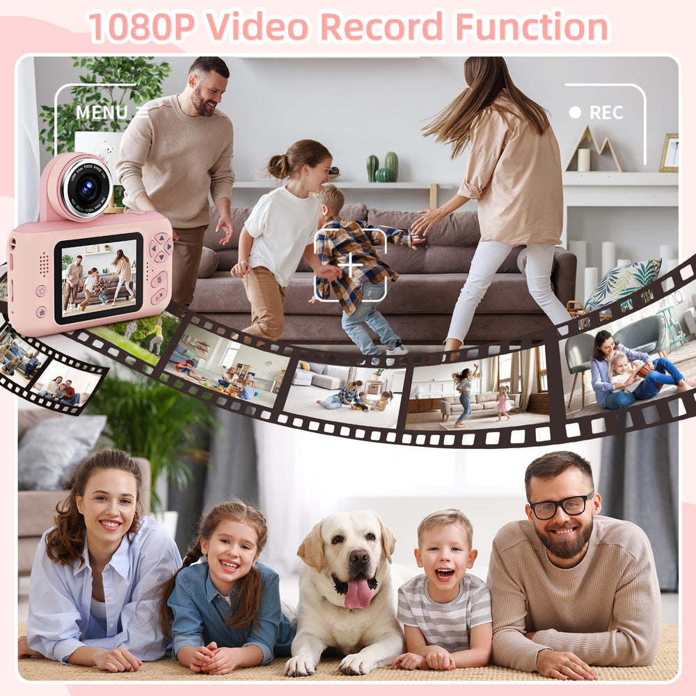Makolle Upgrade Kids Selfie Camera includes 32GB SD card for instant memory expansion.