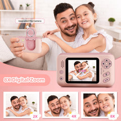 Makolle Upgrade Kids Selfie Camera durable soft-shell protects little hands during play.