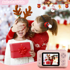 Makolle Upgrade Kids Selfie Camera tripod and neck strap enhance on-the-go shooting.