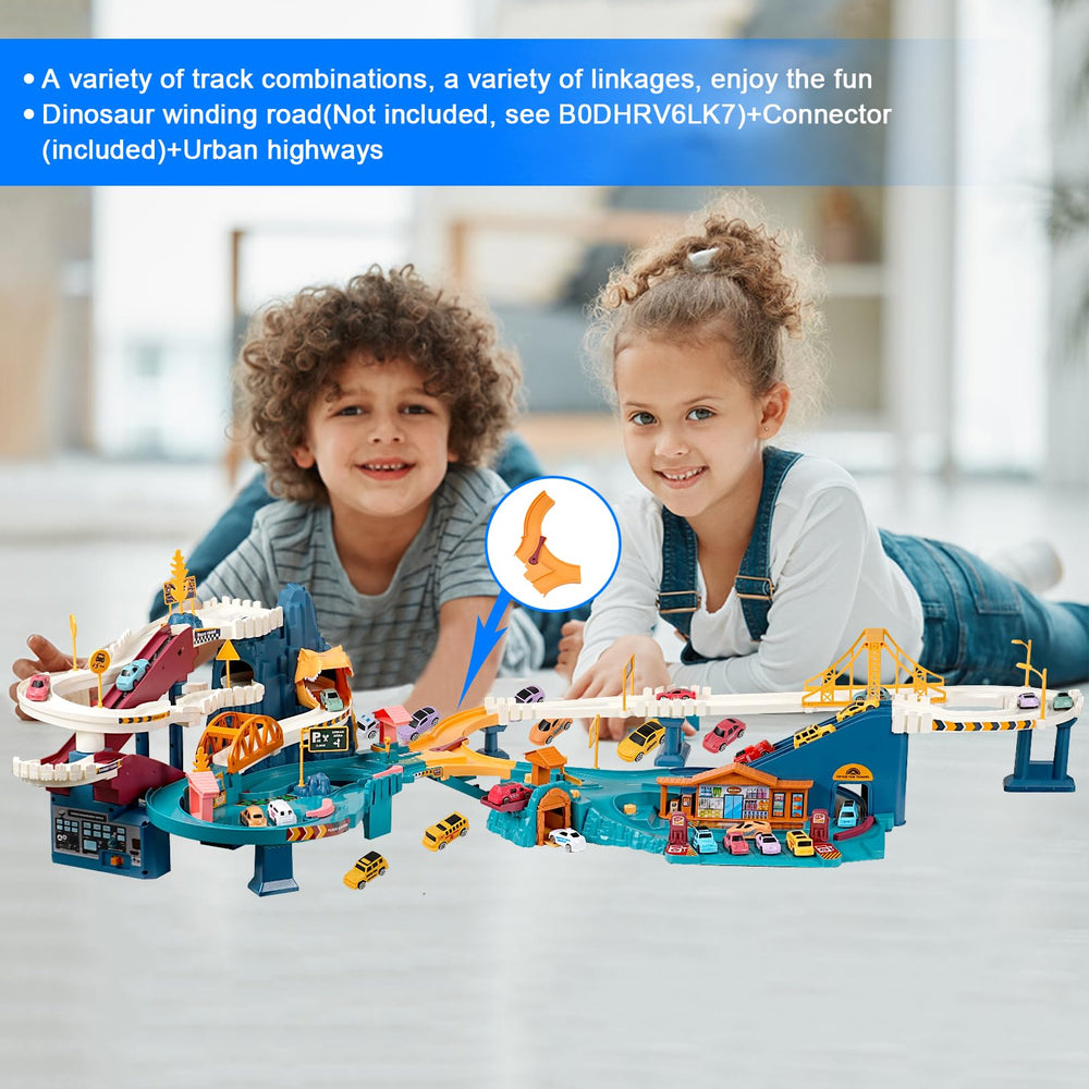 MAKUQI battery-powered features energize the ramp and music during play.