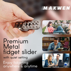 MAKWEN embossed quote fidget highlights the you are the champion phrase for motivation