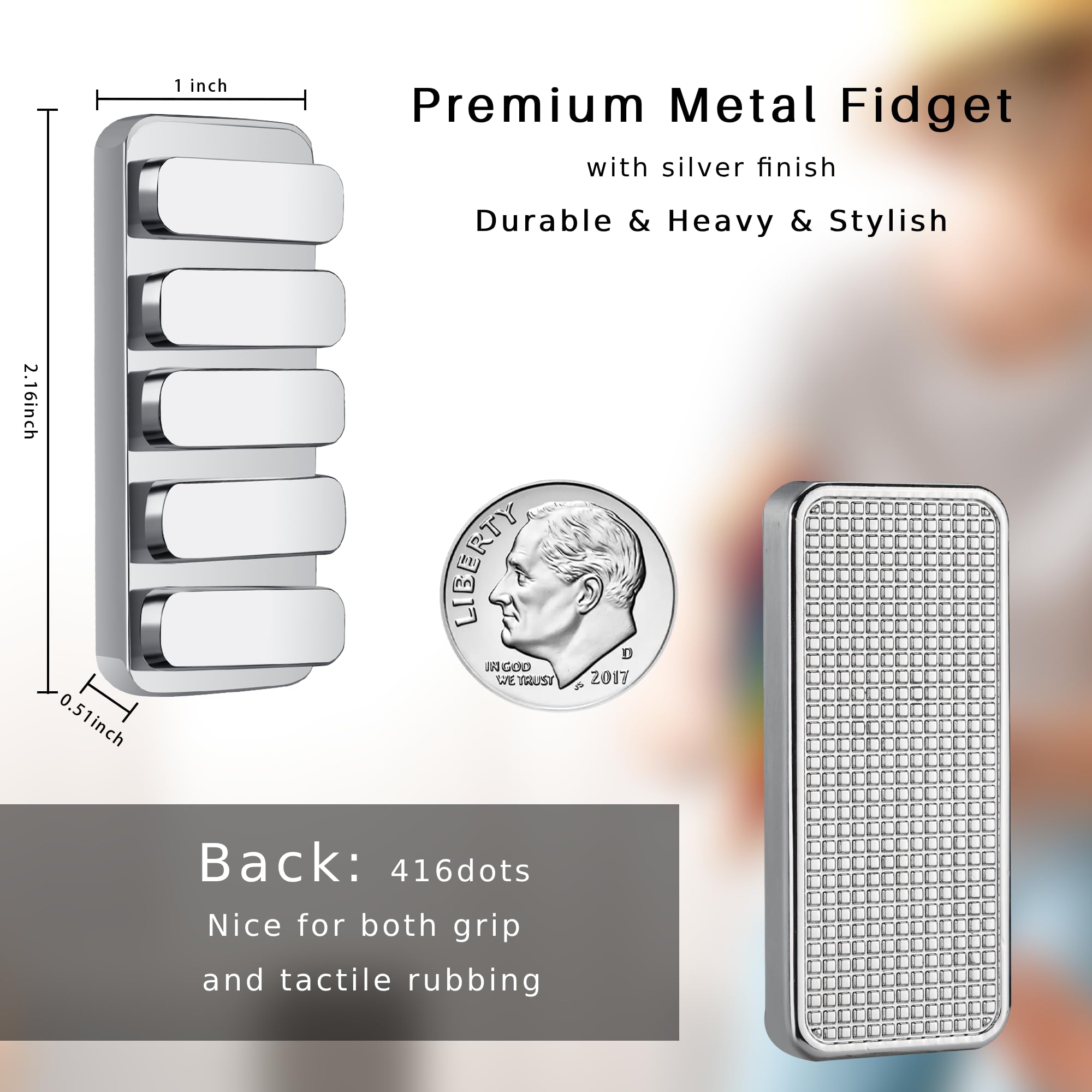 MAKWEN fidget slider noise levels control for tailored quiet office use