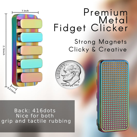 MAKWEN fidget toy magnetic pedals arranged in a customizable pattern.