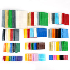 MALEKO classic base plates 120-pieces enable versatile, colorful building sessions.