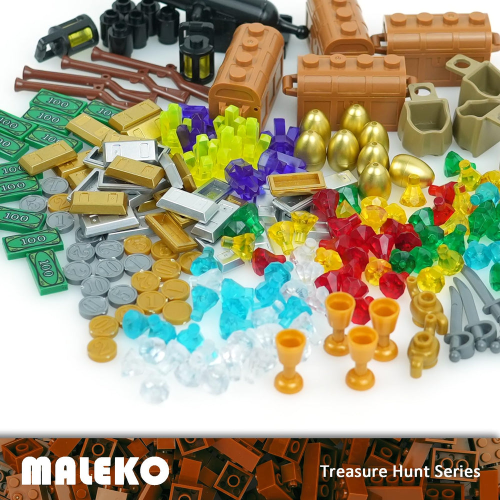 MALEKO Money gems crystals add color pops for vivid scenes.