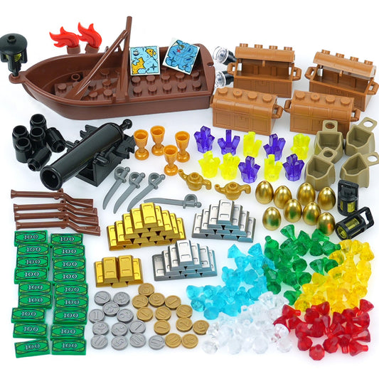 MALEKO Money pirate ship set boosts imaginative play with detailed nautical centerpiece.