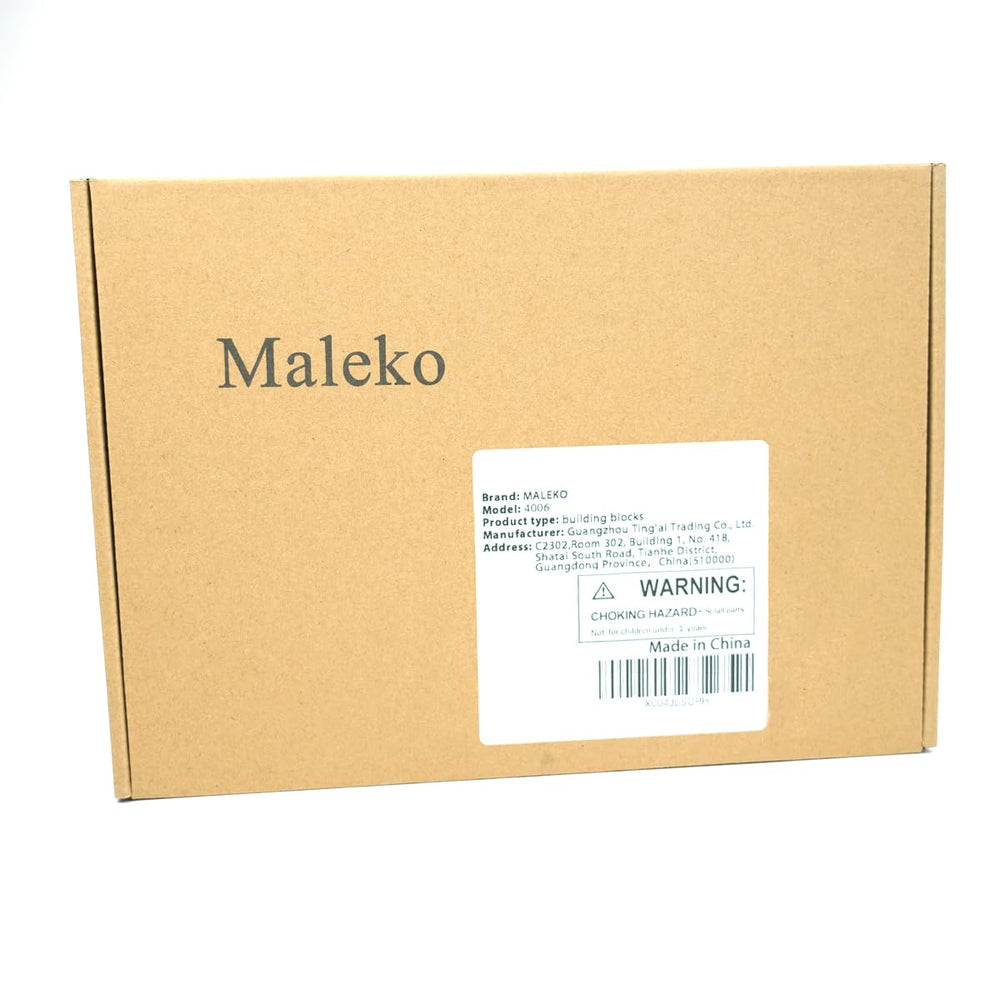 MALEKO sturdy color bricks deliver reliable connections during long build sessions.