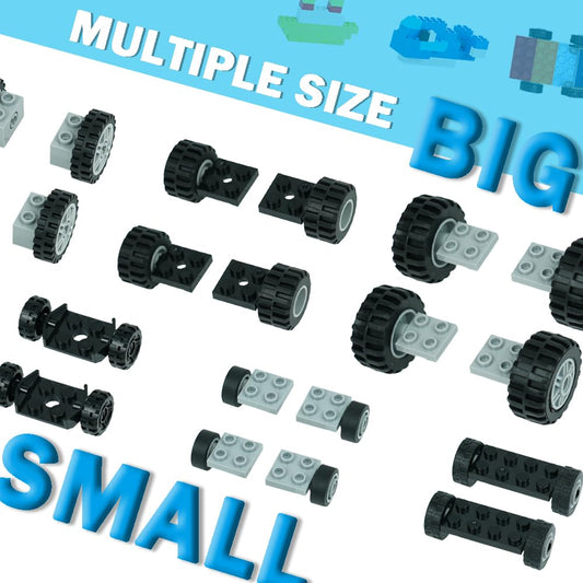 MALEKO tires and rims offer diverse sizing for customizable vehicle designs.