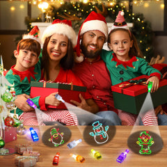 Malhaii finger lights Sleigh pattern illuminate kids' games and party favors