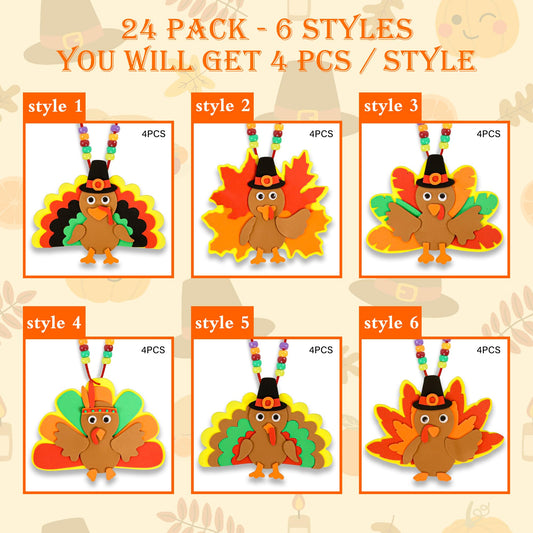 Malhaii foam cutouts for Thanksgiving provide durable classroom crafting pieces.
