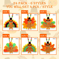 Malhaii foam cutouts for Thanksgiving provide durable classroom crafting pieces.