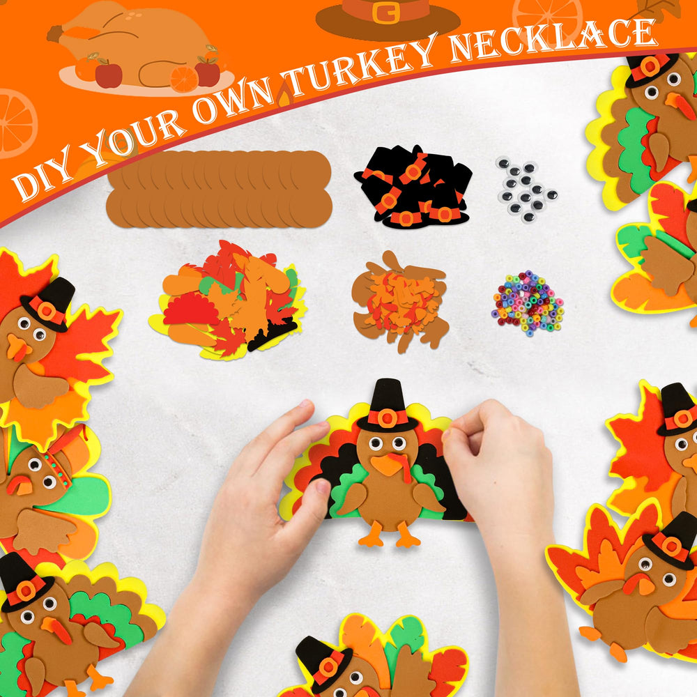 Malhaii googly eyes for turkey necklaces add playful detail.