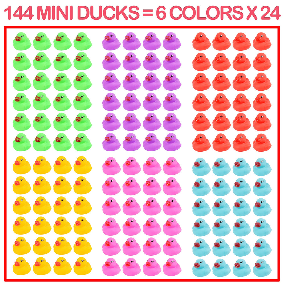 Maliweg mini ducks six colors brighten bath time and party decor.