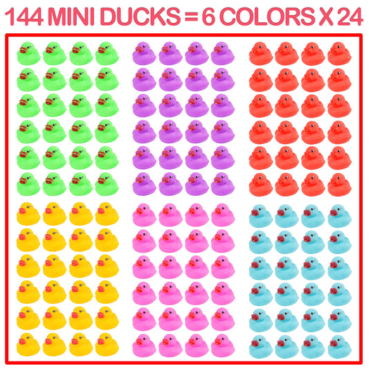 Maliweg mini ducks six colors brighten bath time and party decor.