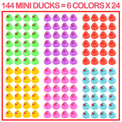 Maliweg mini ducks six colors brighten bath time and party decor.
