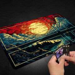 Malqiqi Playmat anti-fray edges extend mat durability.