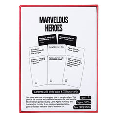 Malygame Marvel Heroes instruction booklet simplifies learning and setup
