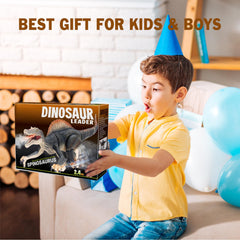 MAMABOO dinosaur assembly includes simple steps and screwdriver.