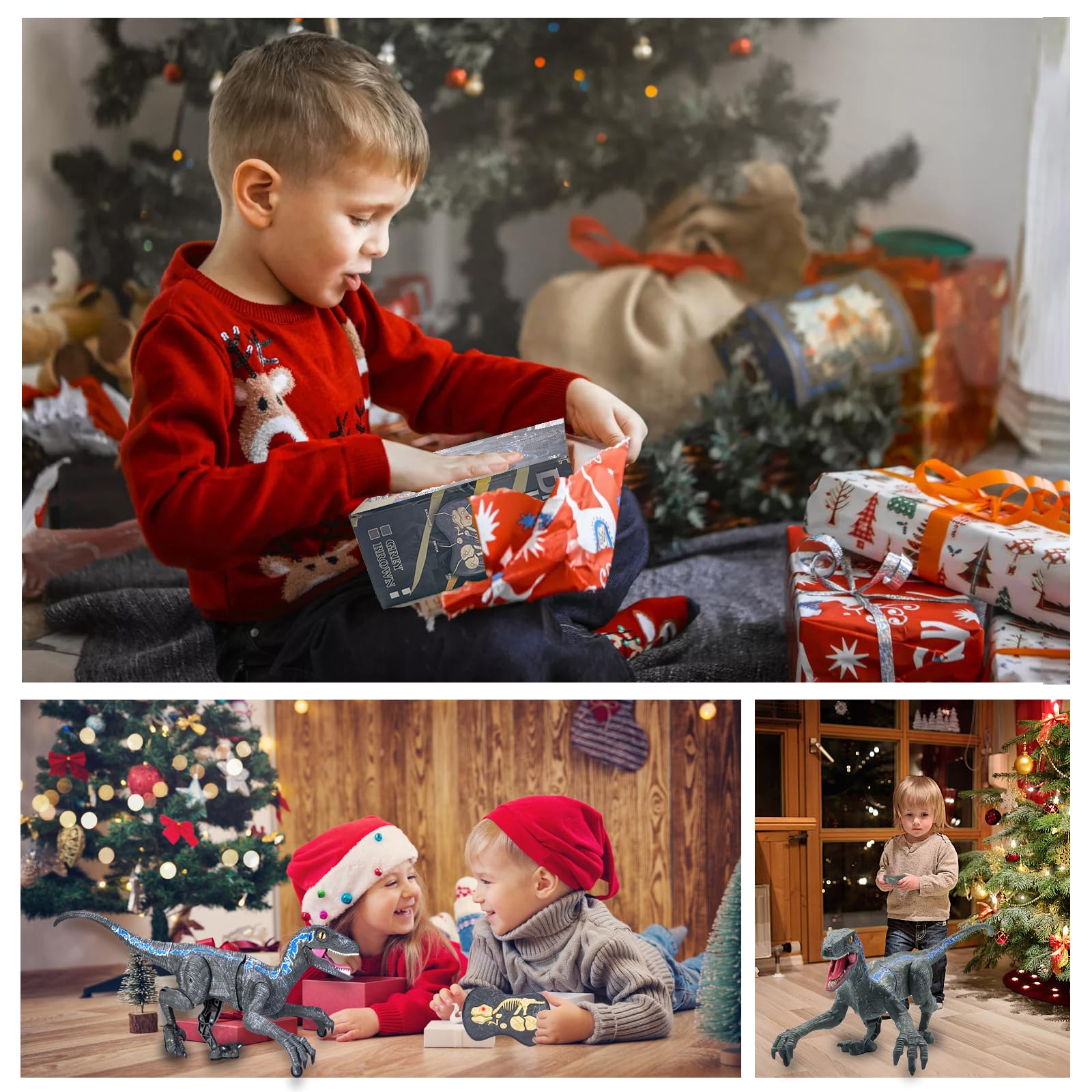 MAMABOO set includes brachiosaurus, spinosaurus, stegosaurus plus scenery for expanded play.