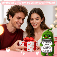 MAMAGIFTREE anniversary pickle toy serves as a warm, squeezable reminder of affection.