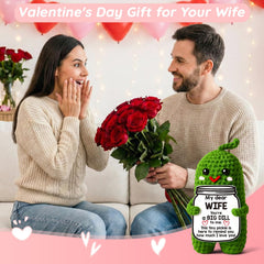 MAMAGIFTREE Valentine gift for wife: charming pickle, playful yet heartfelt.