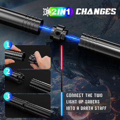 MAMXUAN lightsaber with FX sound highlighting immersive space sword effects.