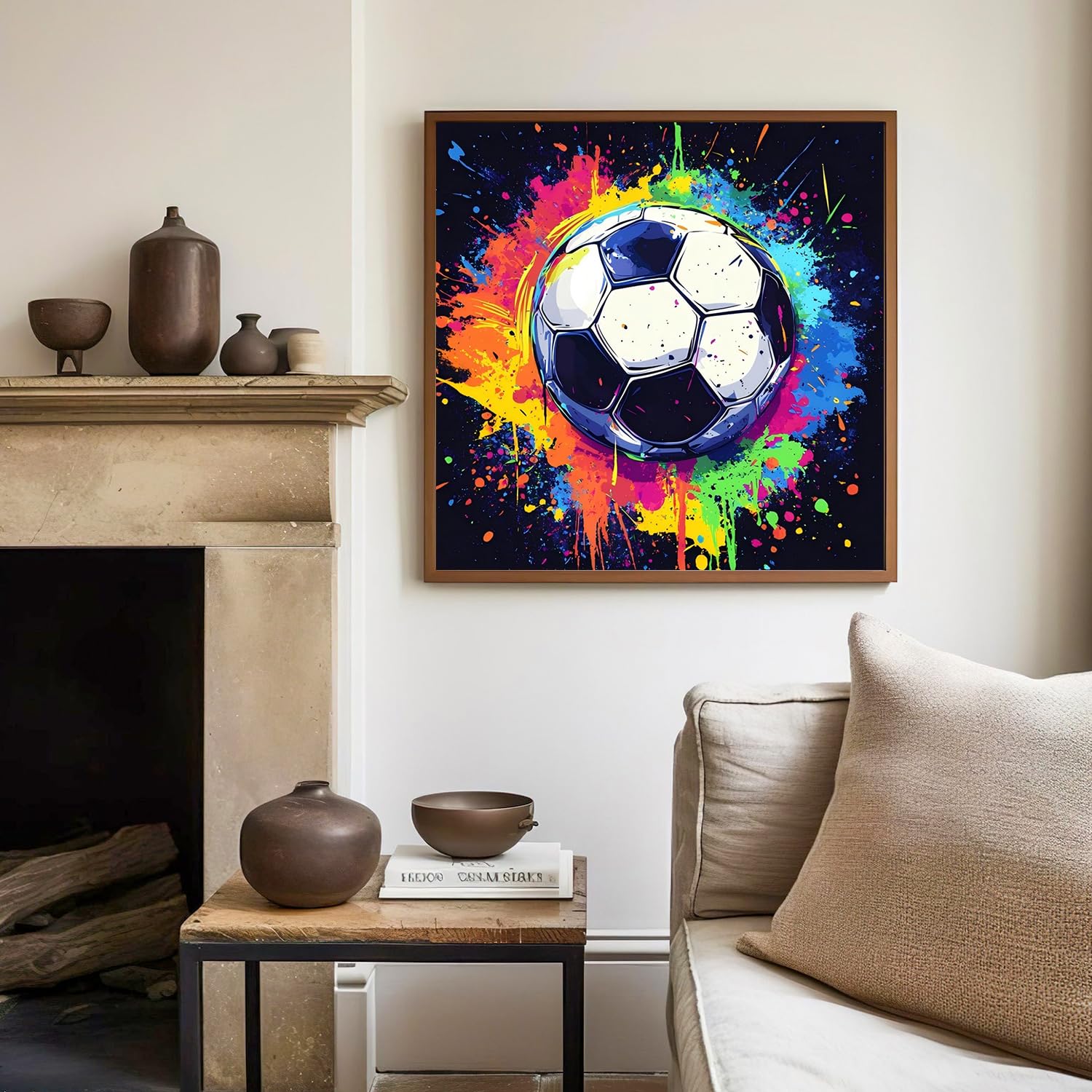 Mandun DIY soccer painting kit for kids and beginners sparks creativity at home.