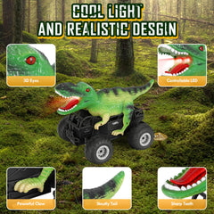 Manercey RC car green all-terrain tracks ensure grip on any surface.