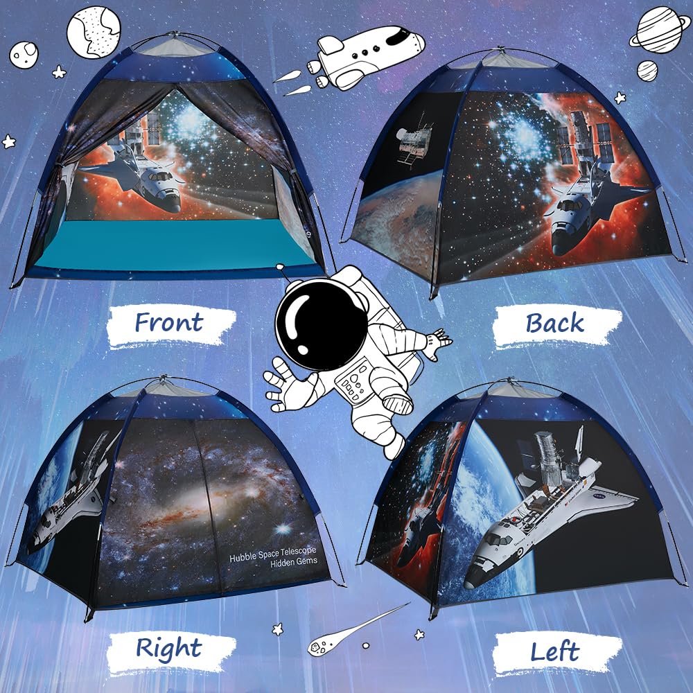 Mnagant Space Shuttle Atlantis dome tent with kids playing