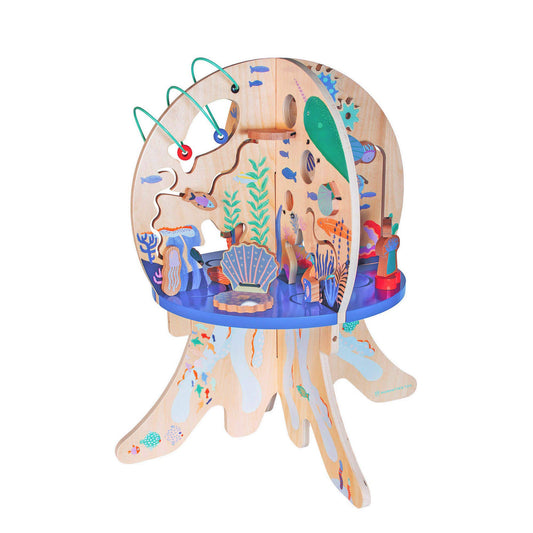Manhattan Toy Deep Sea Adventure: spinning gears boost hands-on problem solving during play.