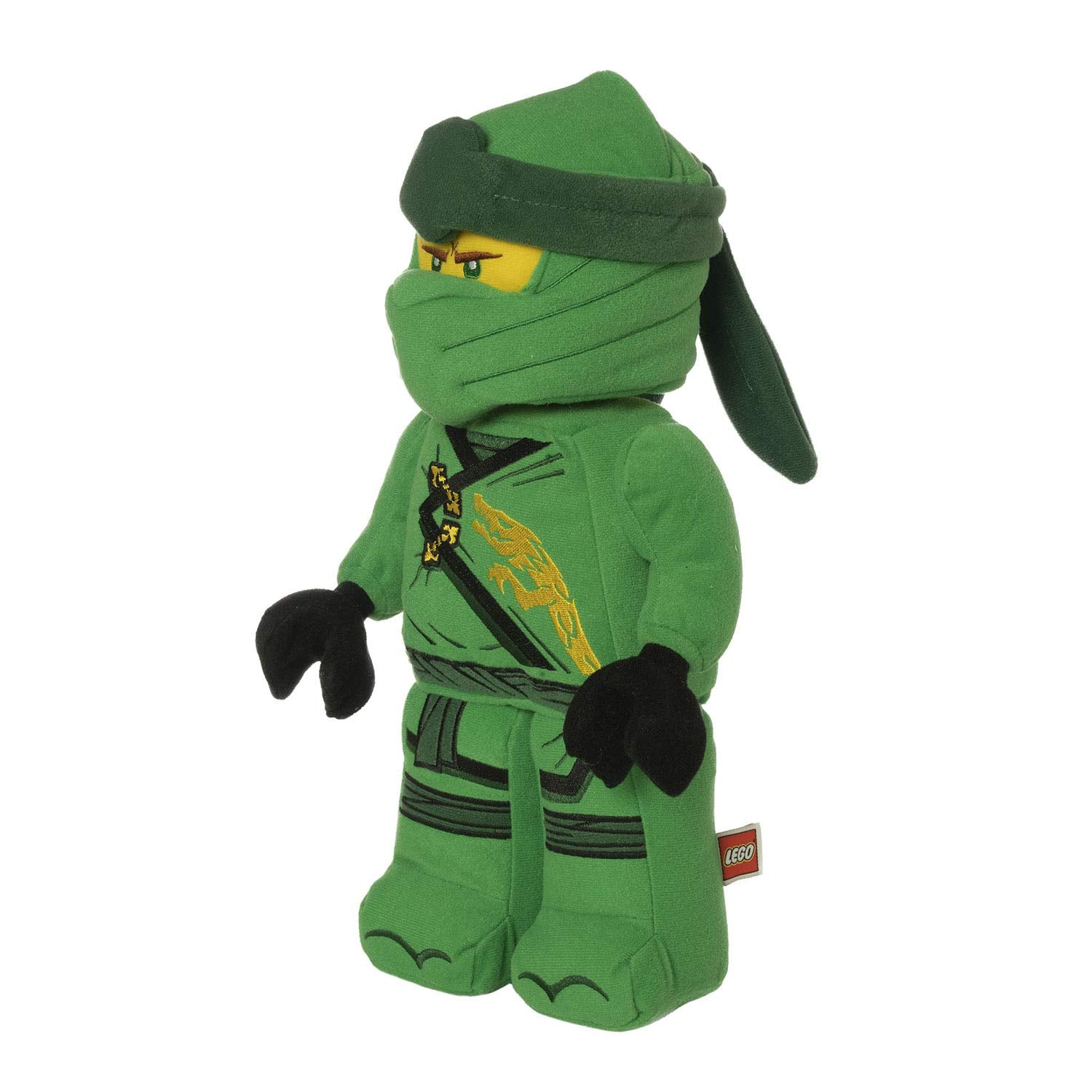 Manhattan Toy Lloyd plush embroidery features highlight detailed costume accents and charm.