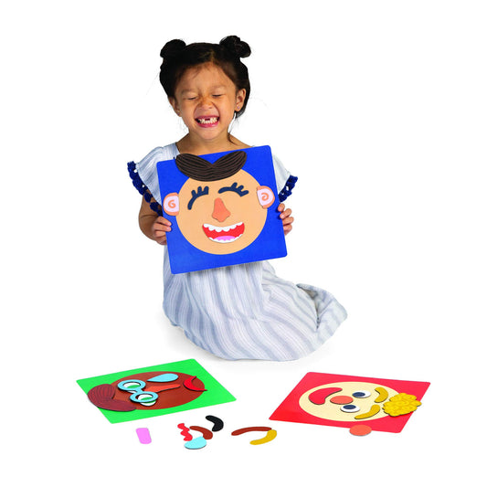 Manhattan Toy Making Faces pieces let kids mix expressions and build recognition skills.