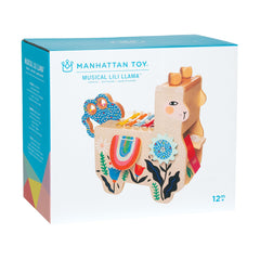 Manhattan Toy Musical Lili Llama detachable maraca tail and wooden mallets included