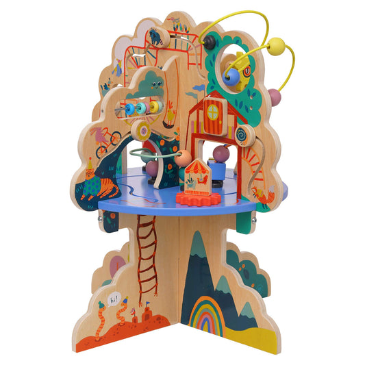 Manhattan Toy Playground Adventure abacus track supports early counting through play.