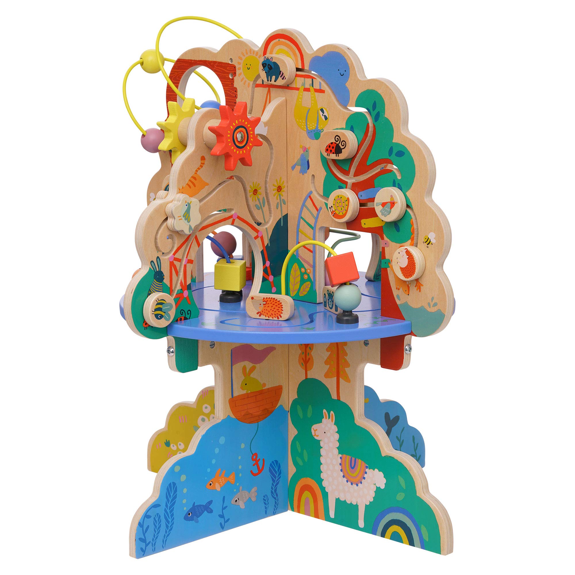 Manhattan Toy Playground Adventure bead runs encourage tactile counting and path tracing.
