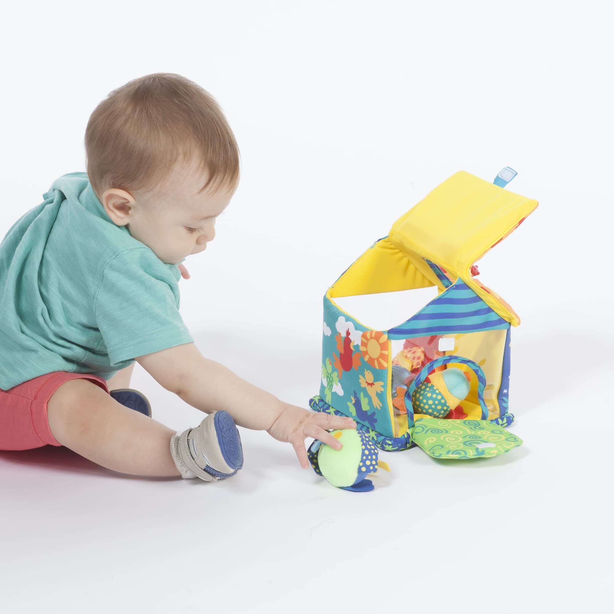 Manhattan Toy Put and Peek Birdhouse colorful-birds brighten playtime and storytelling
